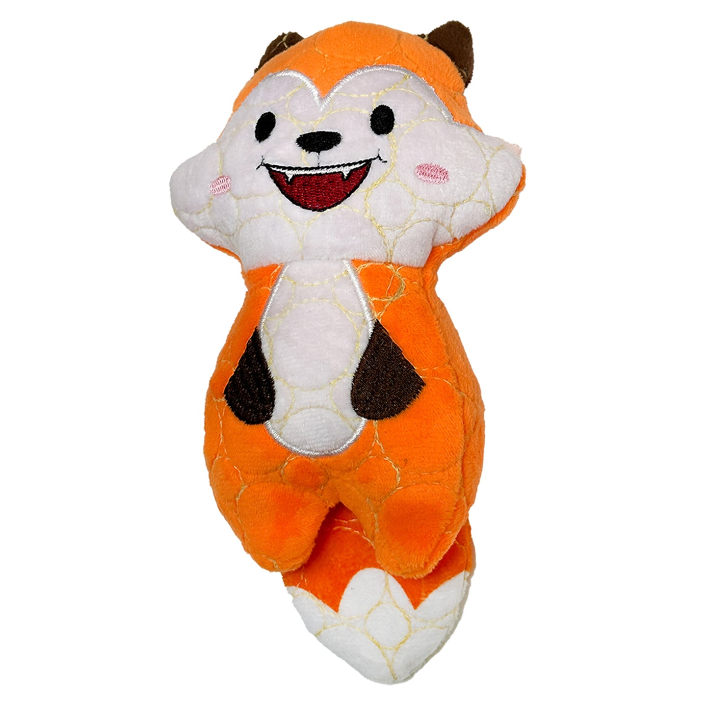 Bite Force Kevlar Tough Plush Fox Squeak and Crinkle Dog Toy