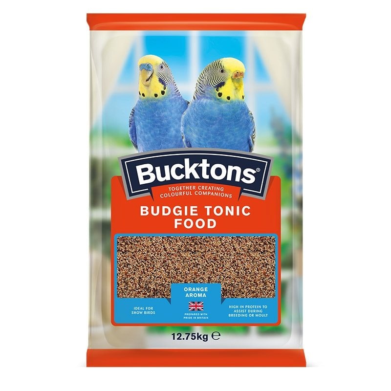 Front View of Bucktons Budgie Tonic Food