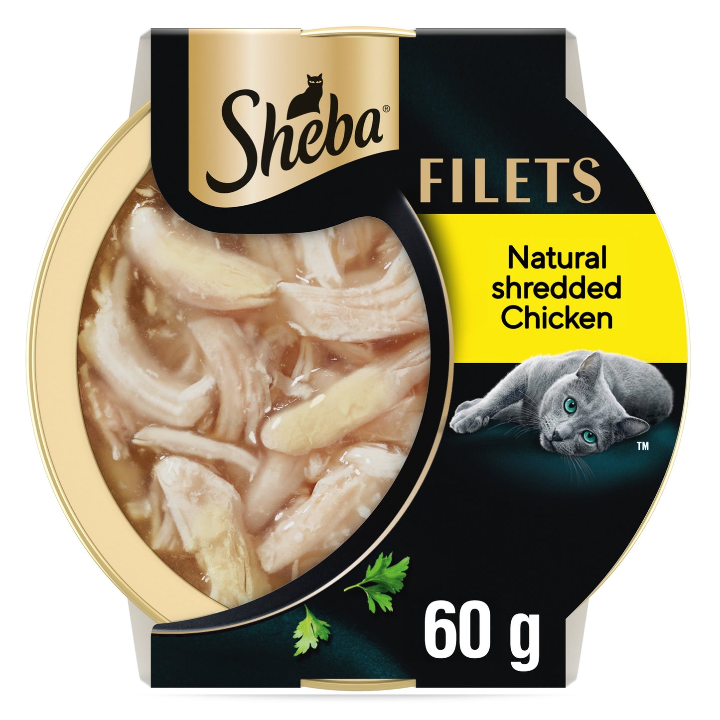 Sheba Filets Adult Wet Cat Food Tray with Chicken in Gravy
