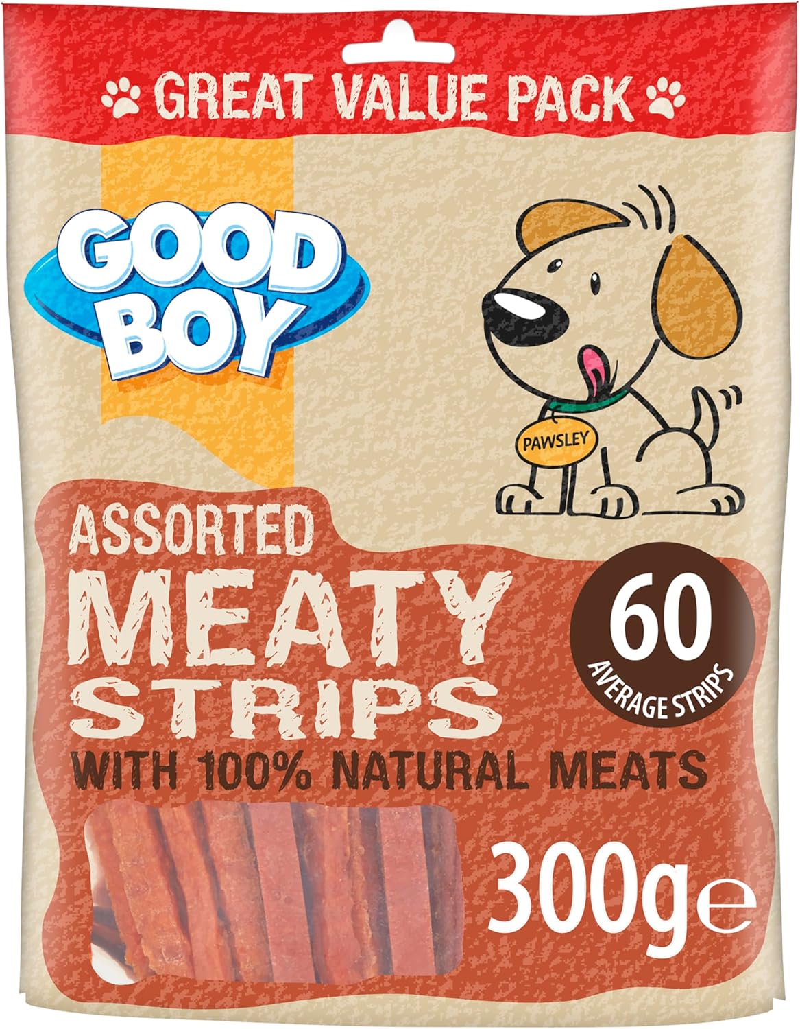 Good Boy Assorted Meaty Strips Dog Treats
