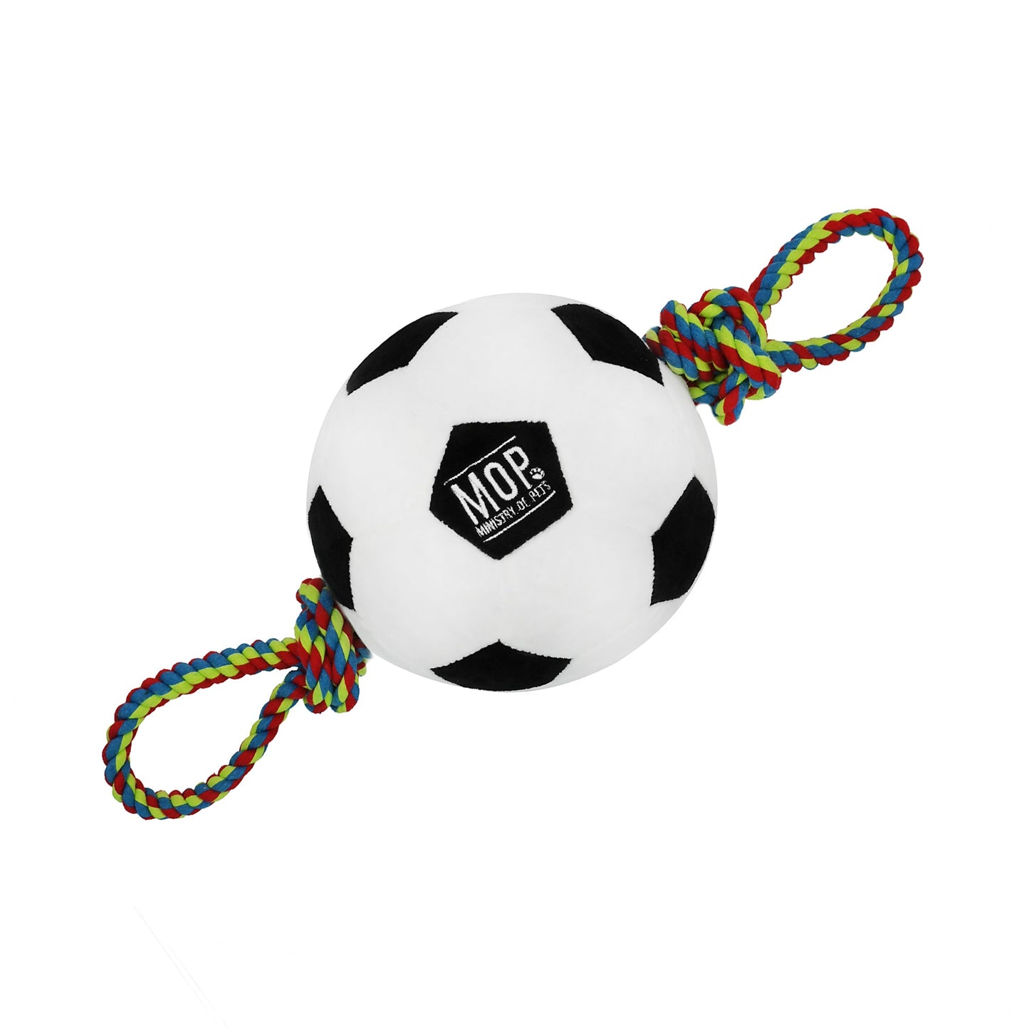Ministry Of Pets Football & Rope Tug Dog Toy