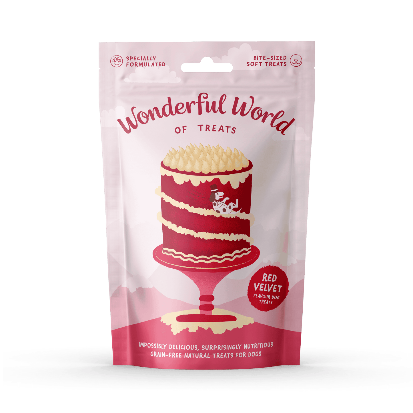 Wonderful World of Treats Red Velvet Cake Dog Treats