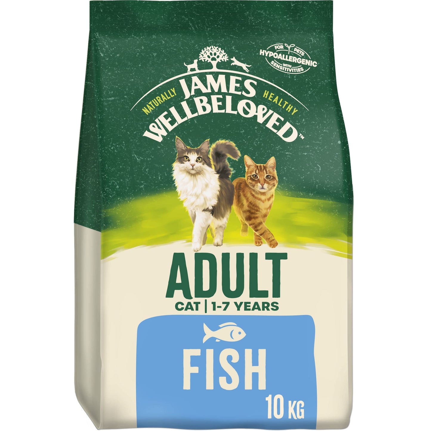 James Wellbeloved Dry Cat Adult Fish