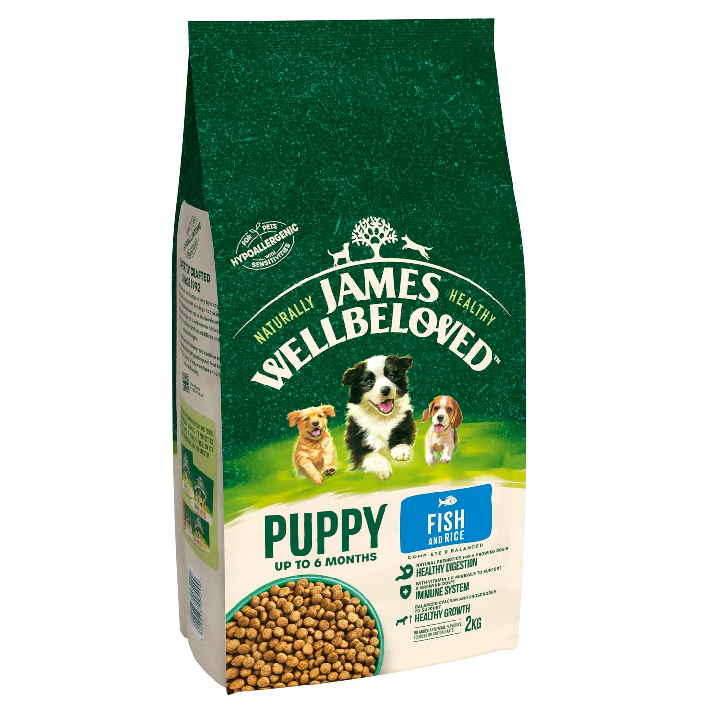 James Wellbeloved Dry Dog Puppy Fish & Rice
