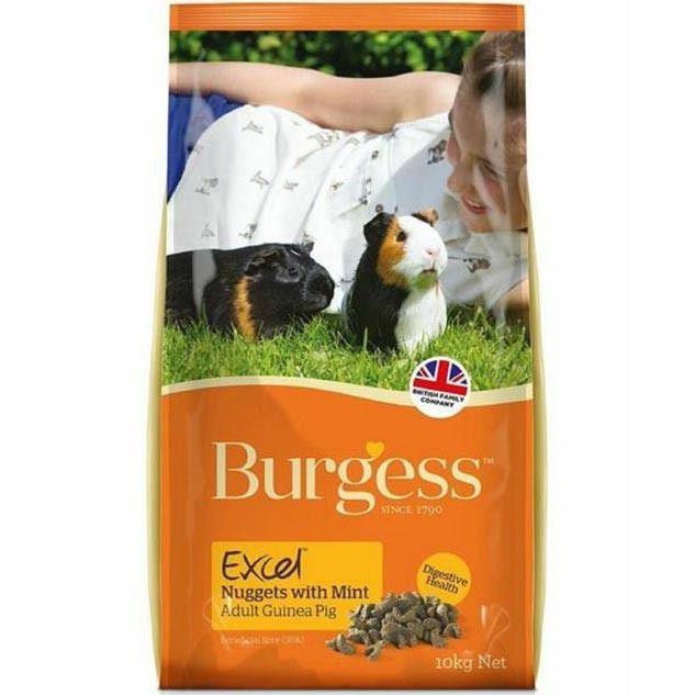 Burgess Excel Adult Guinea Pig Nuggets - Mint 10kg