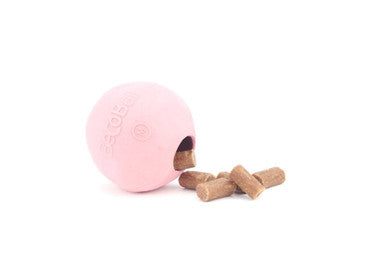 Beco Pets Natural Rubber Treat Dispensing Ball Dog Toy Pink - Main Image