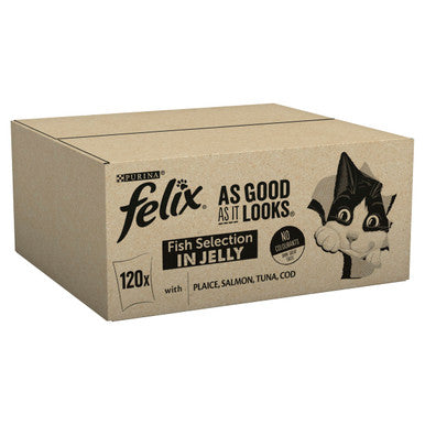 Felix As Good As It Looks Adult Wet Cat Food Fish Selection in