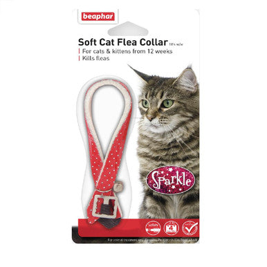 Beaphar Soft Sparkle Cat Flea Collar|Cat collars harnesses|Cat