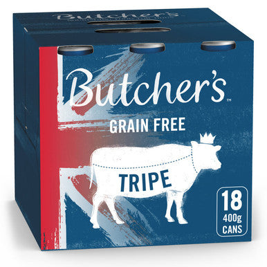 Butcher's Grain-free Adult Wet Dog Food Tripe Mix Dog Food Tins