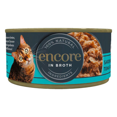 Encore Adult Wet Cat Food in Tins Sardine Tuna in Broth|Cat