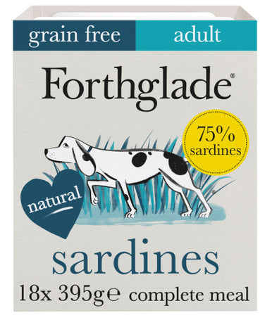 Forthglade Grain free Adult Wet Dog Food Sardines with Sweet Potato Veg Dog food Dog MedicAnimal