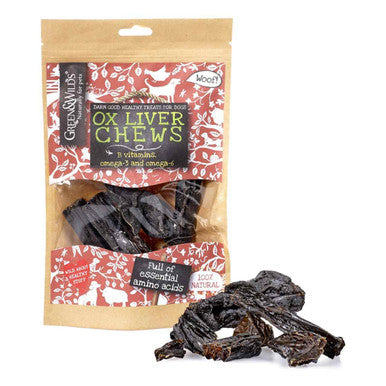 Green & Wilds Ox Liver Chews Dog Treat