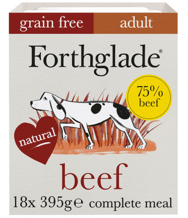 Forthglade Complete Grain-free Adult Wet Dog Food Beef with