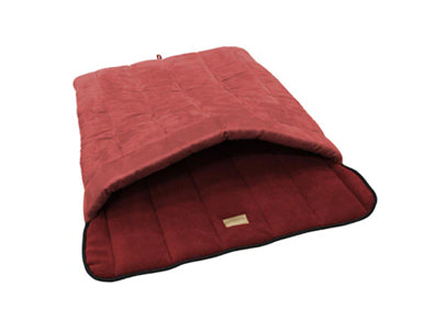 Earthbound Terrier Tunnel Arched Dog Bed in Red