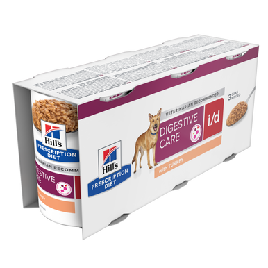 Hill s Prescription Diet i d Digestive Care Wet Dog Food Turkey 3 x 360g