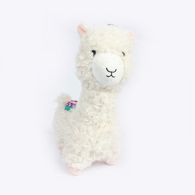 Danish Design Plush Toys Lanie Llama (Replaceable Plastic Bottle) Adult Dog Toy