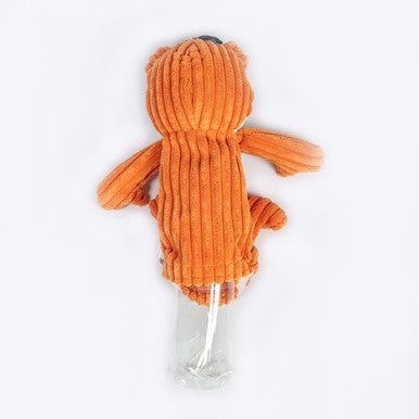 Danish Design Plush Toys Felix the Fox (Replaceable Plastic Bottle) Adult Dog Toy