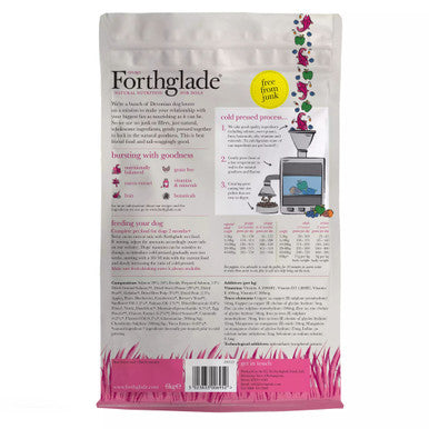 Forthglade Complete Natural Cold Pressed Dry Dog Food - Salmon with Sweet Potato