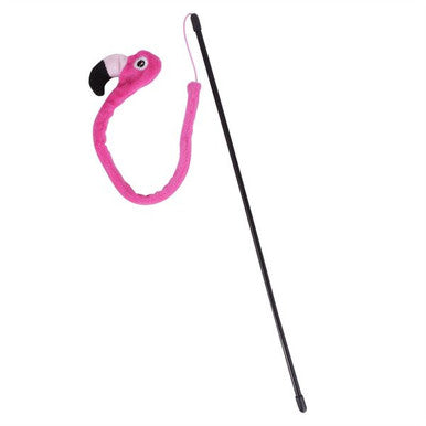 Ministry of Pets Frankie the Flamingo Interactive Cat Teaser Toy