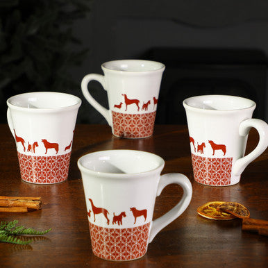 Festive Collection Ceramic Dog Mug
