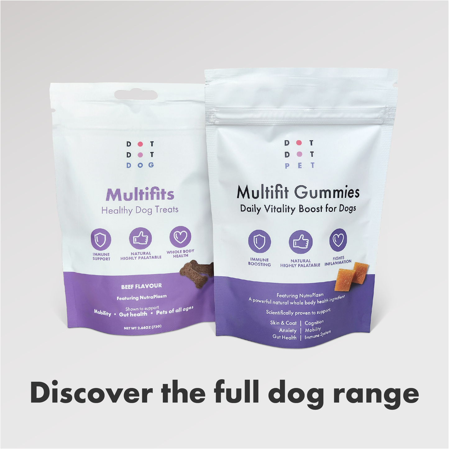 DotDotPet Multifit Multivitamins Dog Gummies