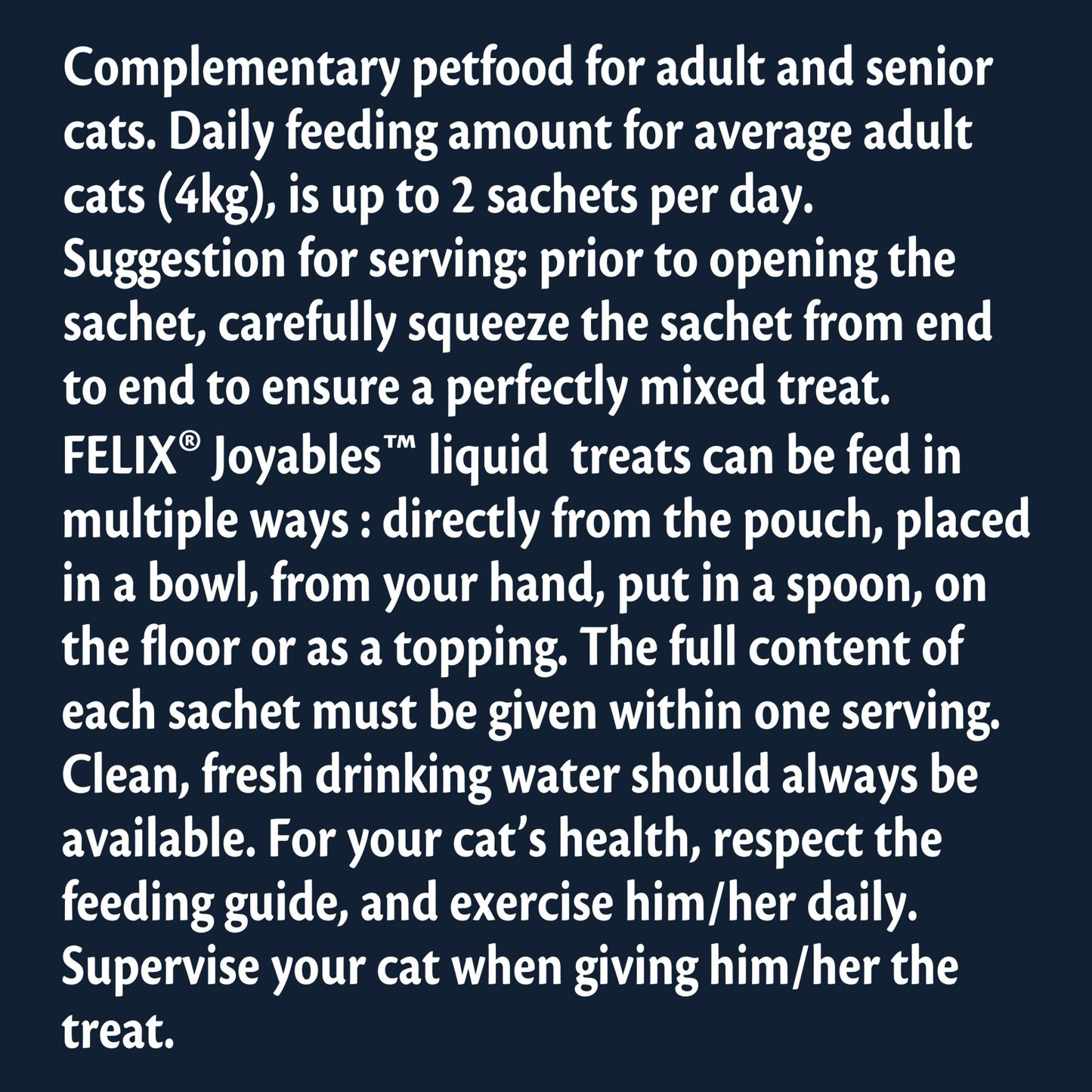 Felix Joyables Liquid with Salmon Cat Treat - 4 x 10g