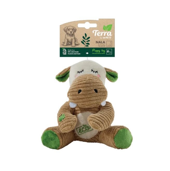Front View of M-Pets Terra Eco Puppy Toy - Nala