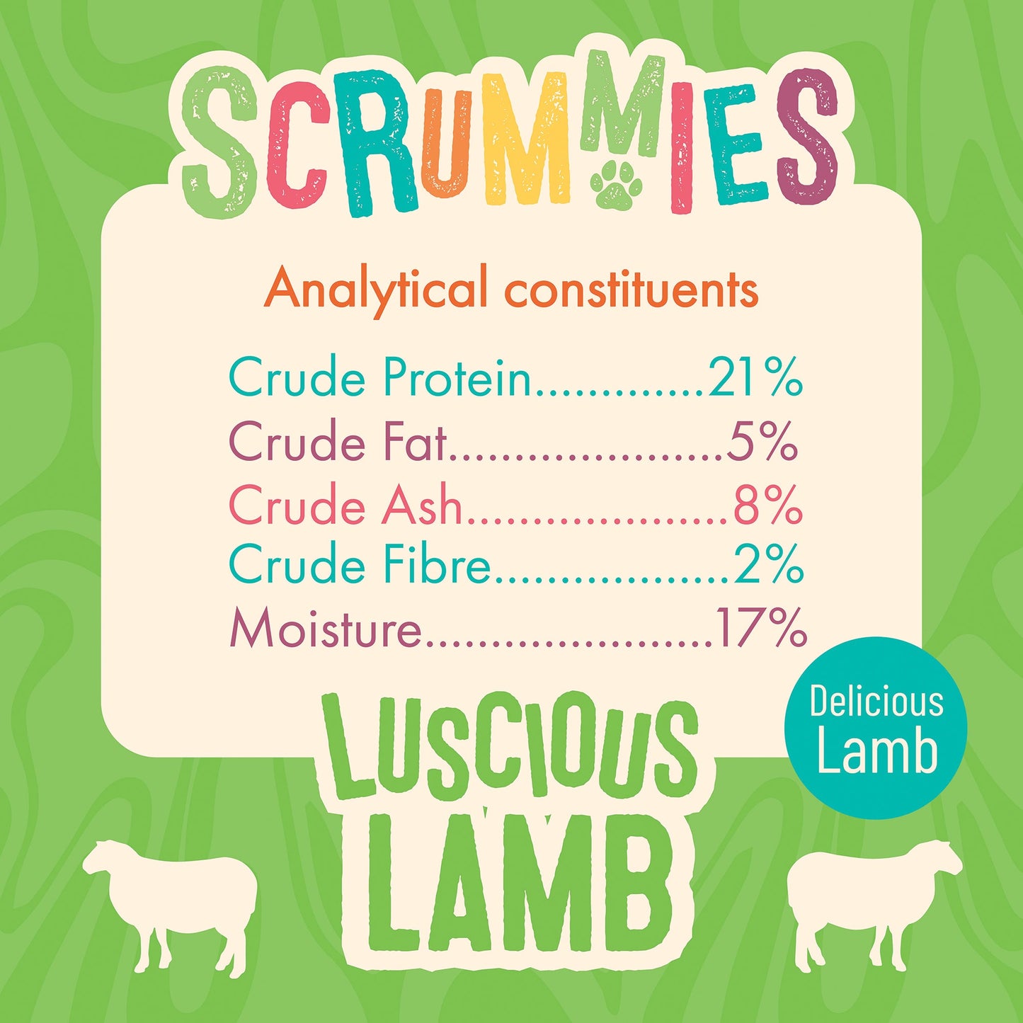 Scrummies Luscious Lamb Dog Treat | 100g