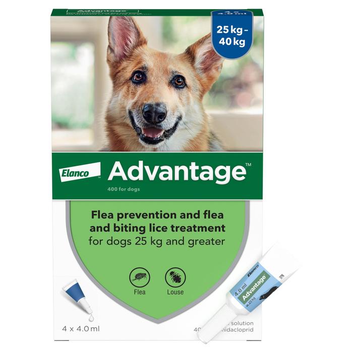Flea Prevention Vet Flea Treatment Advantage 400 Spot On Dog Flea
