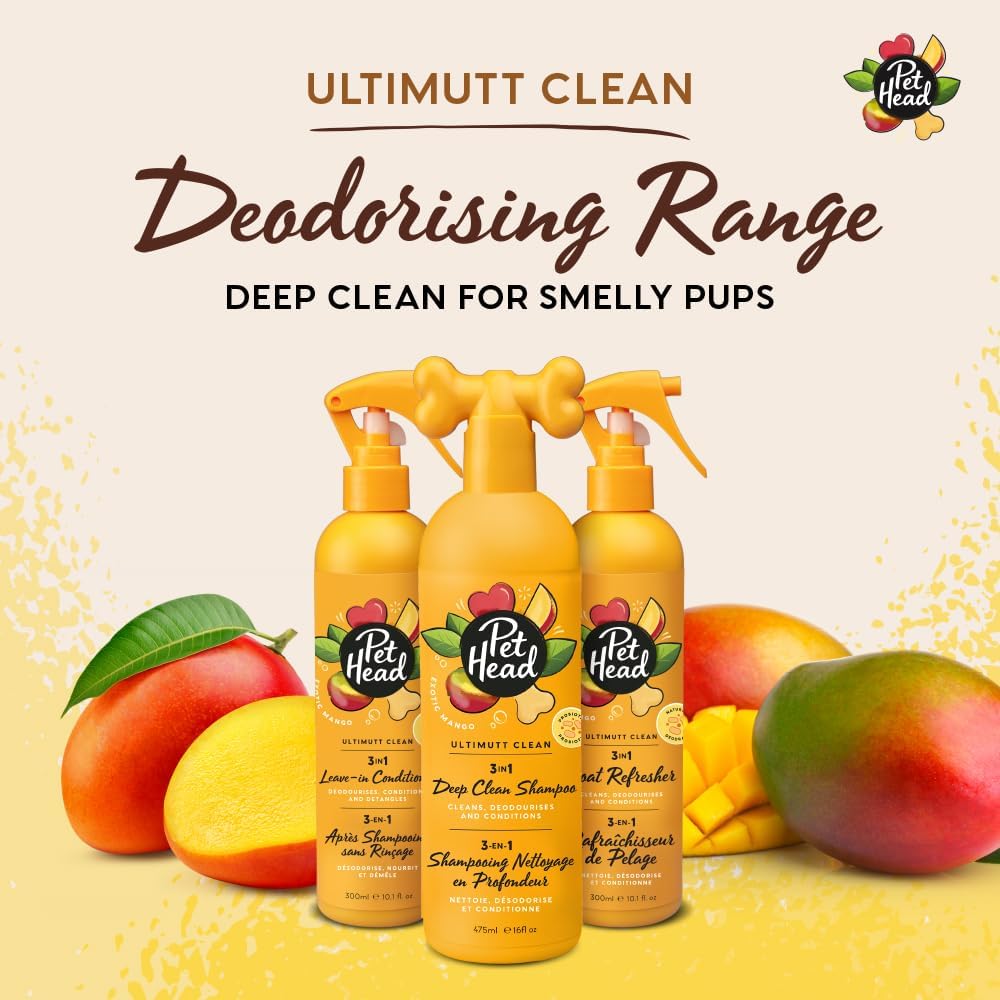 Pet Head Ultimutt Clean Coat 3 in 1 Refresher Dog Spray