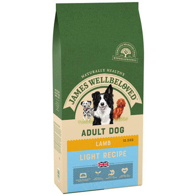 James Wellbeloved Light Adult Dry Dog Food Lamb Rice Medic