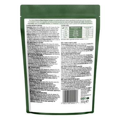 Natures Menu Dog Food Light Pouch Chicken Rabbit