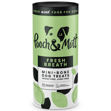 Pooch Mutt Fresh Breath Mini Bone Dog Treats