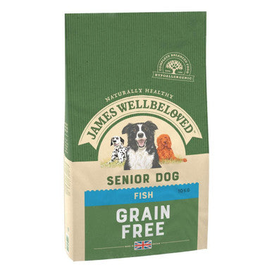 James Wellbeloved Grain Free Senior Dry Dog Food Fish Vegetables