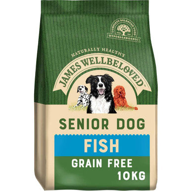James Wellbeloved Grain Free Senior Dry Dog Food Fish Vegetables