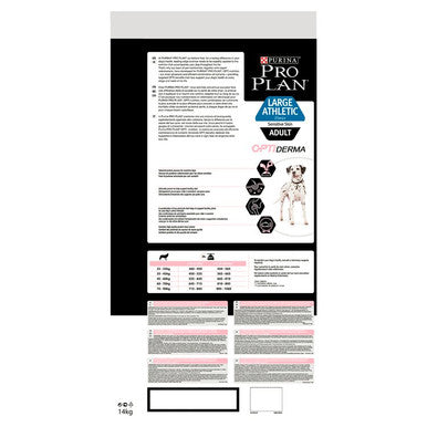 Purina Pro Plan Opti Derma Sensitive Skin Large Athletic Adult Dry Dog Food Salmon