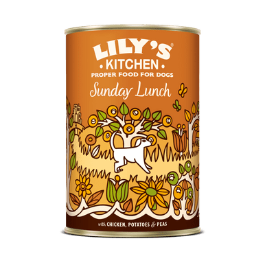 Lilys Kitchen Sunday Lunch Adult Wet Dog Food Chicken Potatoes Peas