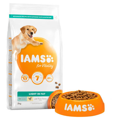 Iams Vitality Adult Light in Fat Dry Dog Food Chicken