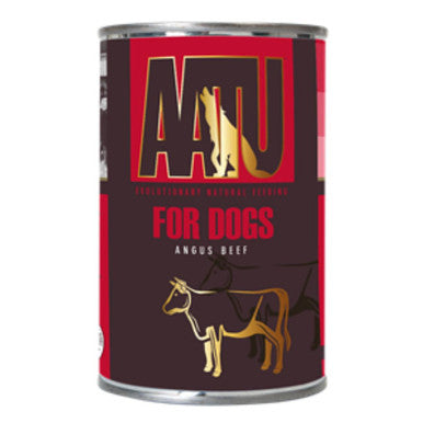 Aatu Adult Wet Dog Food Tins Angus Beef