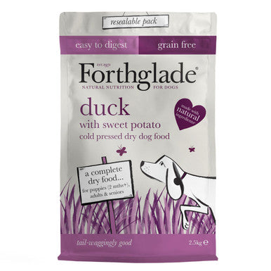 Forthglade Cold Pressed Grain Free Dry Dog Food Duck