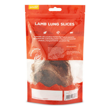 Kai Kuri Air Dried Dog Treats Lamb Lung Slice