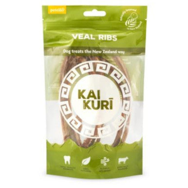 Kai Kuri Air Dried Dog Treats Veal Ribs