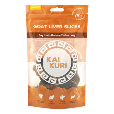 Kai Kuri Air Dried Slice Dog Treats Goat Liver