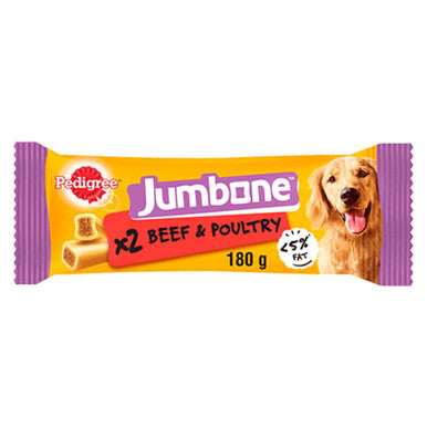 Pedigree Jumbones Medium Dog Treats Beef Poultry