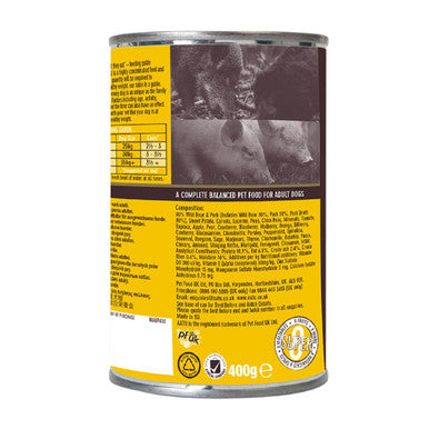 AATU Adult Wild Boar Pork Wet Dog Food Tins
