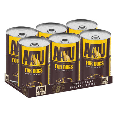 AATU Adult Wild Boar Pork Wet Dog Food Tins