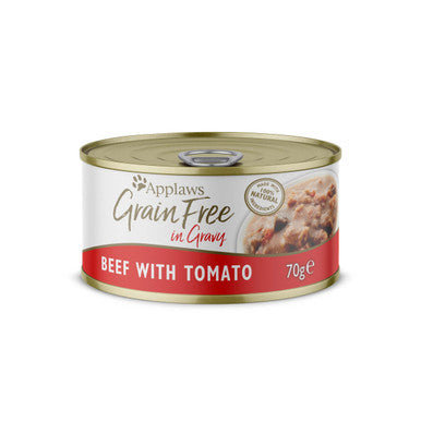 Applaws Grain free Wet Cat Food Beef with Tomato in Gravy