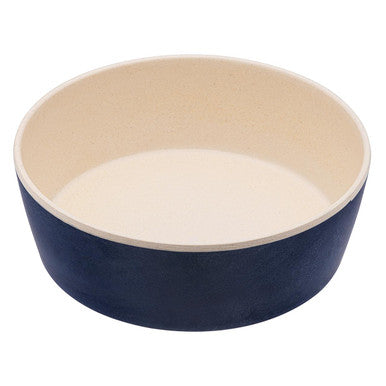 Beco Pets Bamboo Printed Bowl Midnight Blue
