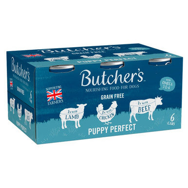 Butchers Puppy Perfect Dog Food Tins
