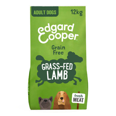 Edgard Cooper Adult Grain free Dry Dog Food with Fresh Grass Fed Lamb